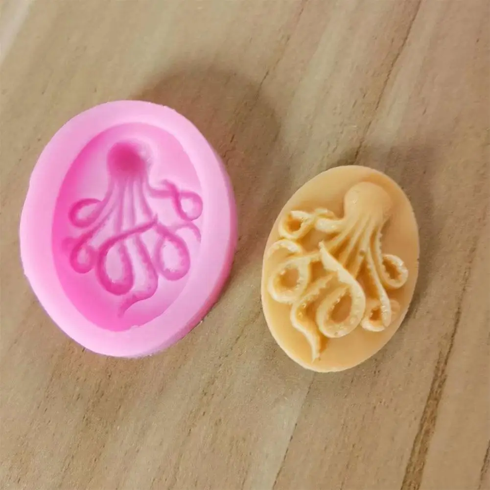 Гаджеты формы для помадки форма в виде осьминога силиконовая Полимерная глина