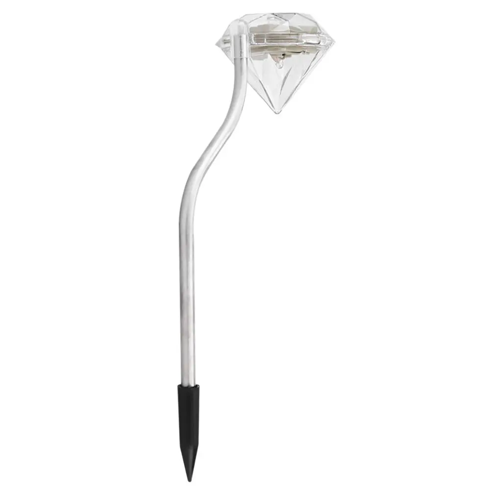 4 шт./компл. светодиодный светильник на солнечных батареях с алмазной формой