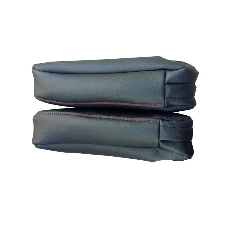 black red stitching 1 компл. Микрофибра кожа переднее сиденье подлокотник чехол для Rx300 Rx350 2004 05 06 2007 - Название цвета: black red stitching