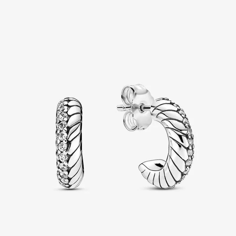 

Серьги женские из серебра 925 пробы с блестками