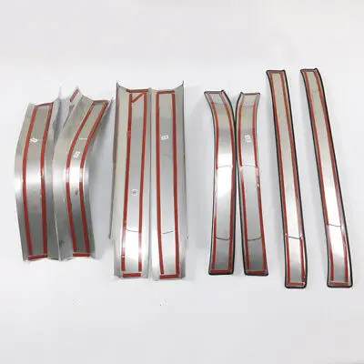 Наружная + внутренняя Накладка на порог двери из нержавеющей стали 8 шт. для Volvo XC60