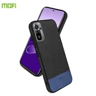 Чехол для Xiaomi Mi 11t Pro, тканевый Ударопрочный силиконовый чехол Mofi, оригинальный Mi 10t Mi 9t, Роскошные Защитные Чехлы, оболочка
