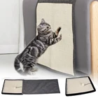 3 типа Когтеточка из сизаля для кошек Подушечка Для лап с невидимыми ногтями мебели дивана протектор котенка коврик-Когтеточка доска моющаяся царапина кошка