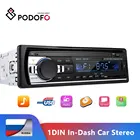 Автомагнитола Podofo, 1 DIN, 12 В, Bluetooth-аудио, MP3-плейер, USBSDAUX-IN, с пультом управления