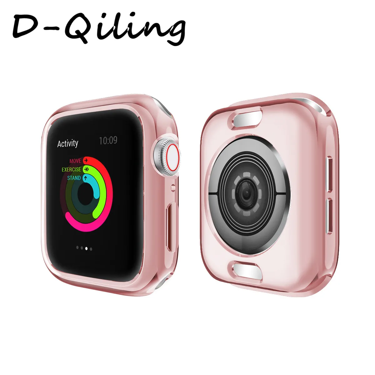 

Bumper for apple watch series 3 4 2 1 5 Soft Plating TPU Protector Case Back Frame Protection 42mm 38mm 44mm 40mm Coque Capinha