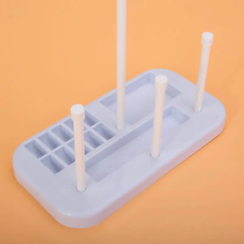 Регулируемая нить штатив пластиковая металлическая катушка поддержка 3 вышивки