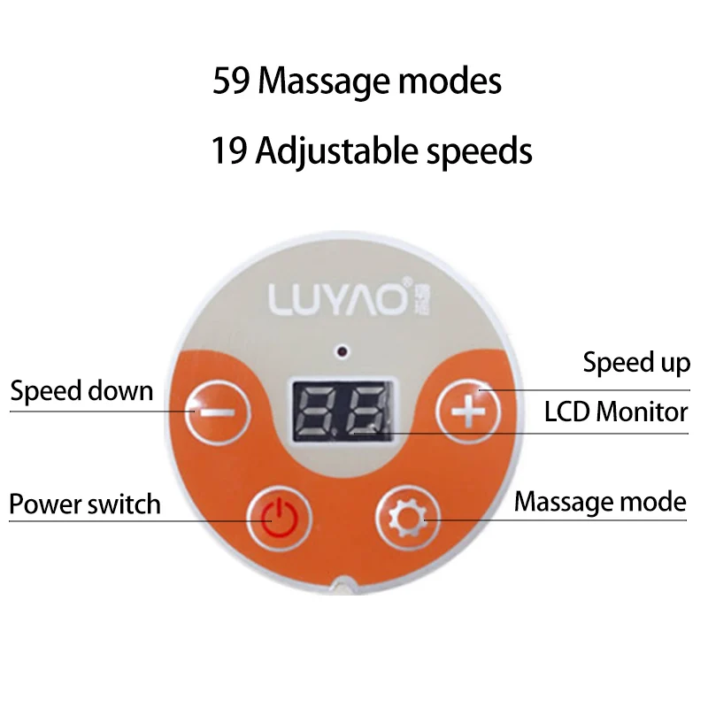 LUYAO Электрический шейный позвонка биение Портативный Массаж шаль