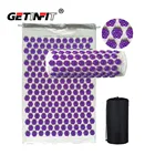 Getinfit коврик для иглоукалывания точечный розовое Форма Коврик акупунктурный массаж коврик + подушка снять стресс боль расслабить мышцы