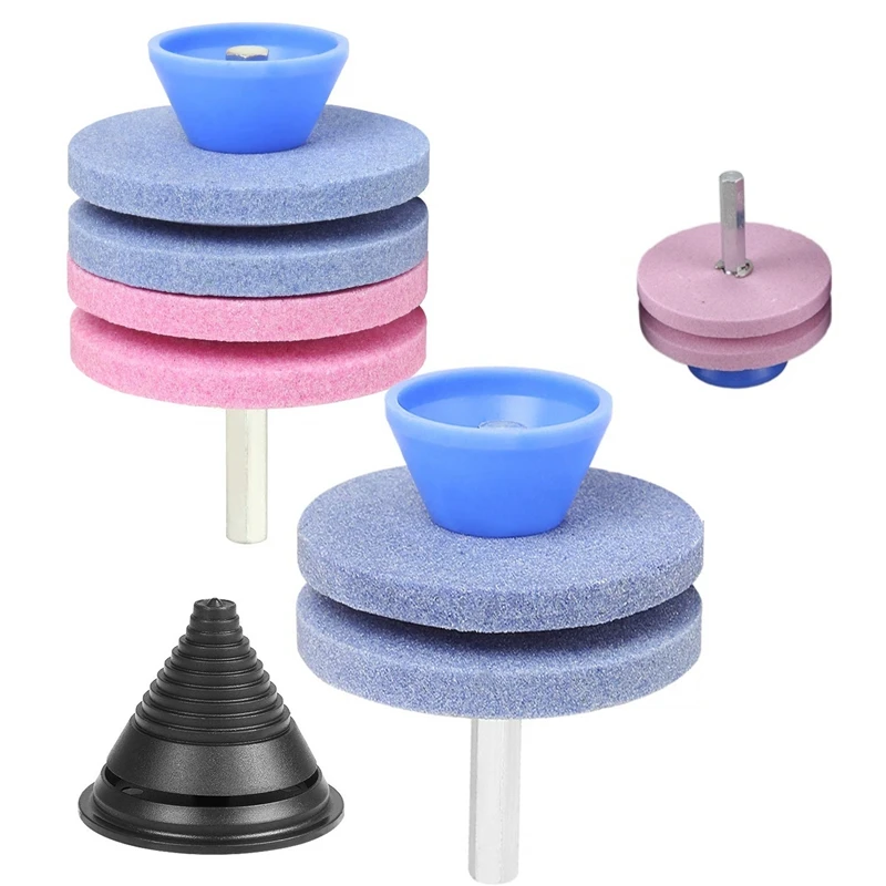 

Универсальный Мульти-острый ротационный Слои газон точилка для косилки для Мощность дрель ручная дрель и газонокосилка балансировщик лезв...