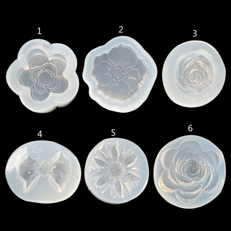 

Camellia Rose Flower Molds for Epoxy Resin Silicone Molds for Resin Casting Jewelry Making Supplies Handmade Keychains