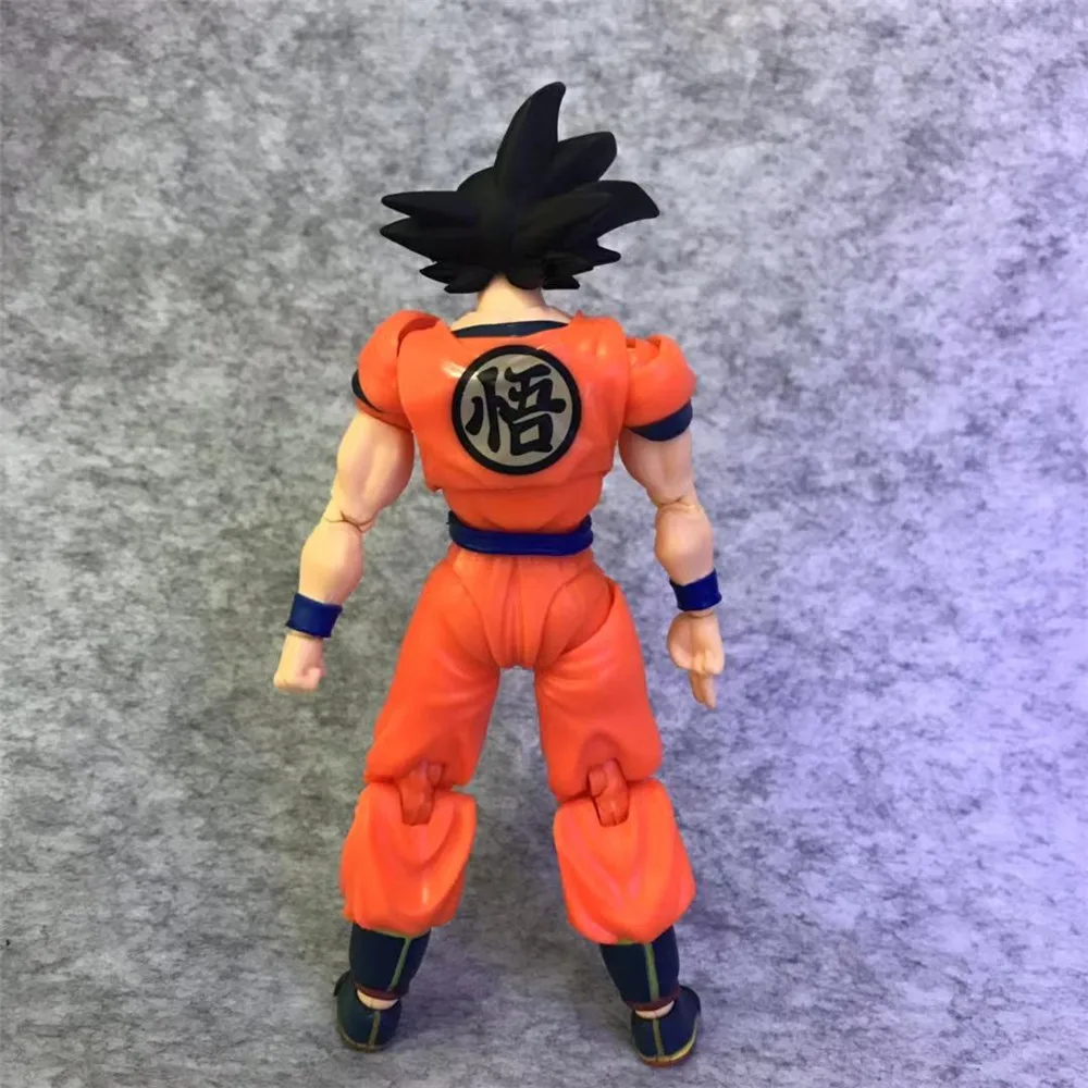 

Anime Figure Dragon Ball Z Son Goku PVC Toys Black Hair Joint Movable Model Gokou Action Figurine Decor Home DBZ Collection Doll