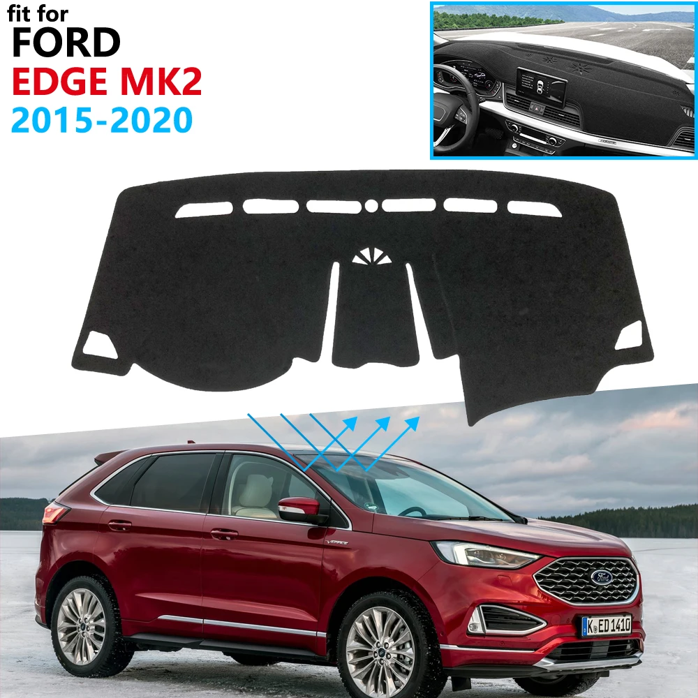 Защитная накладка на приборную панель для Ford EDGE 2015 2016 2017 2018 2019 2020 Endura