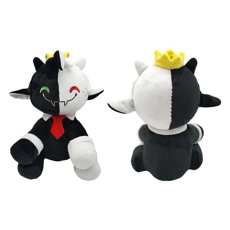 Ranboo плюшевая кукла Горячая игра фигурка игрушка мягкая мультяшная черно белая из