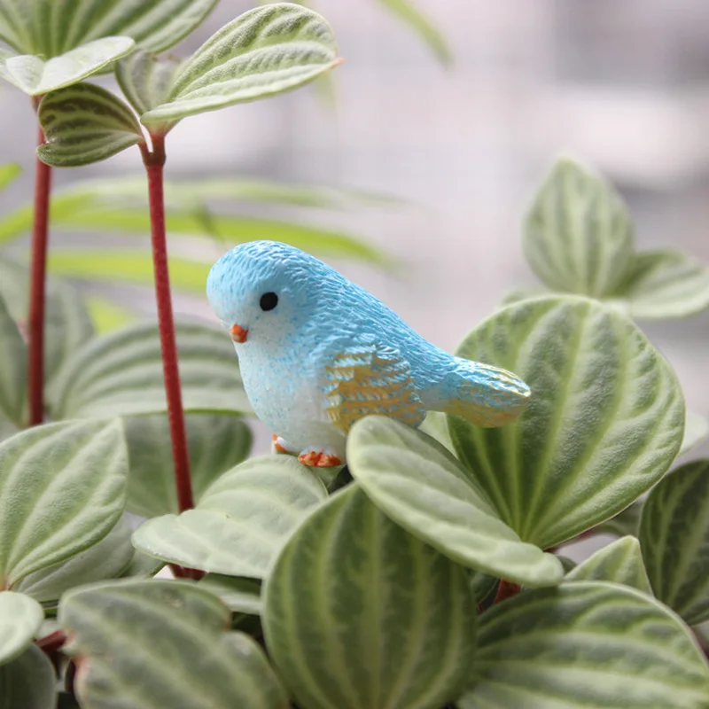 Миниатюры BAIUFOR кавайные фигурки супер мини-птицы сделай сам террариумы сказочные
