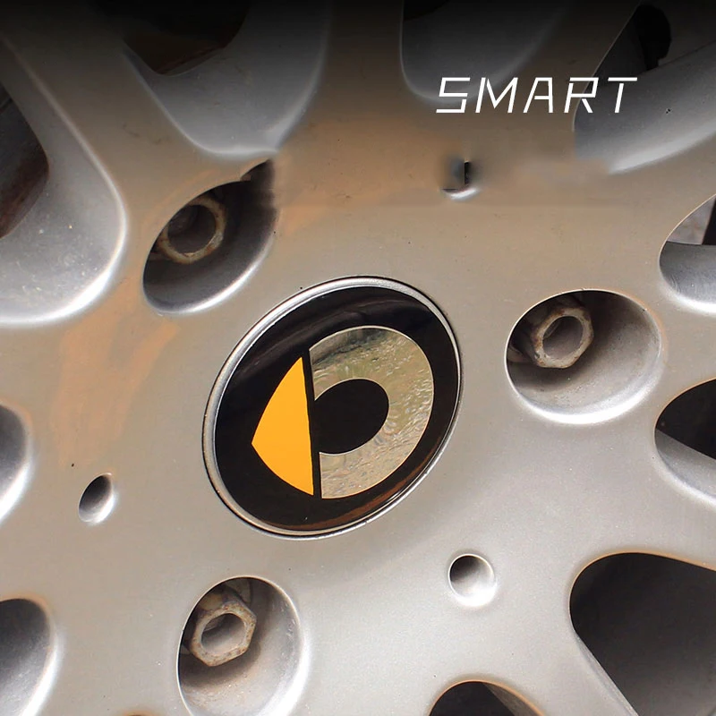 Крышка Ступицы Колеса Автомобиля 57 мм 4 шт. эмблема для Smart Fortwo Forfour 451 453 450 452 454