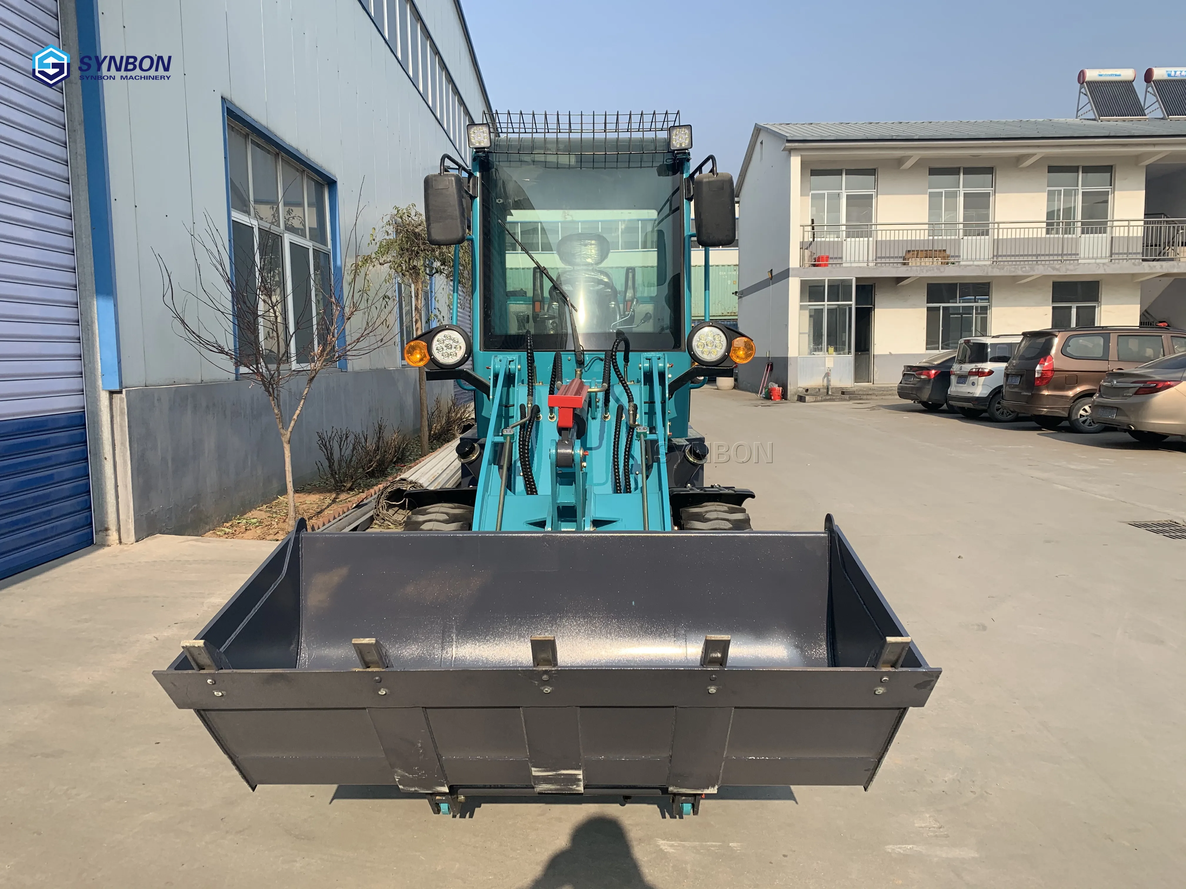 SYNBON Новый мини фронтальный погрузчик фермы садовый вес нагрузки 8000 кг |