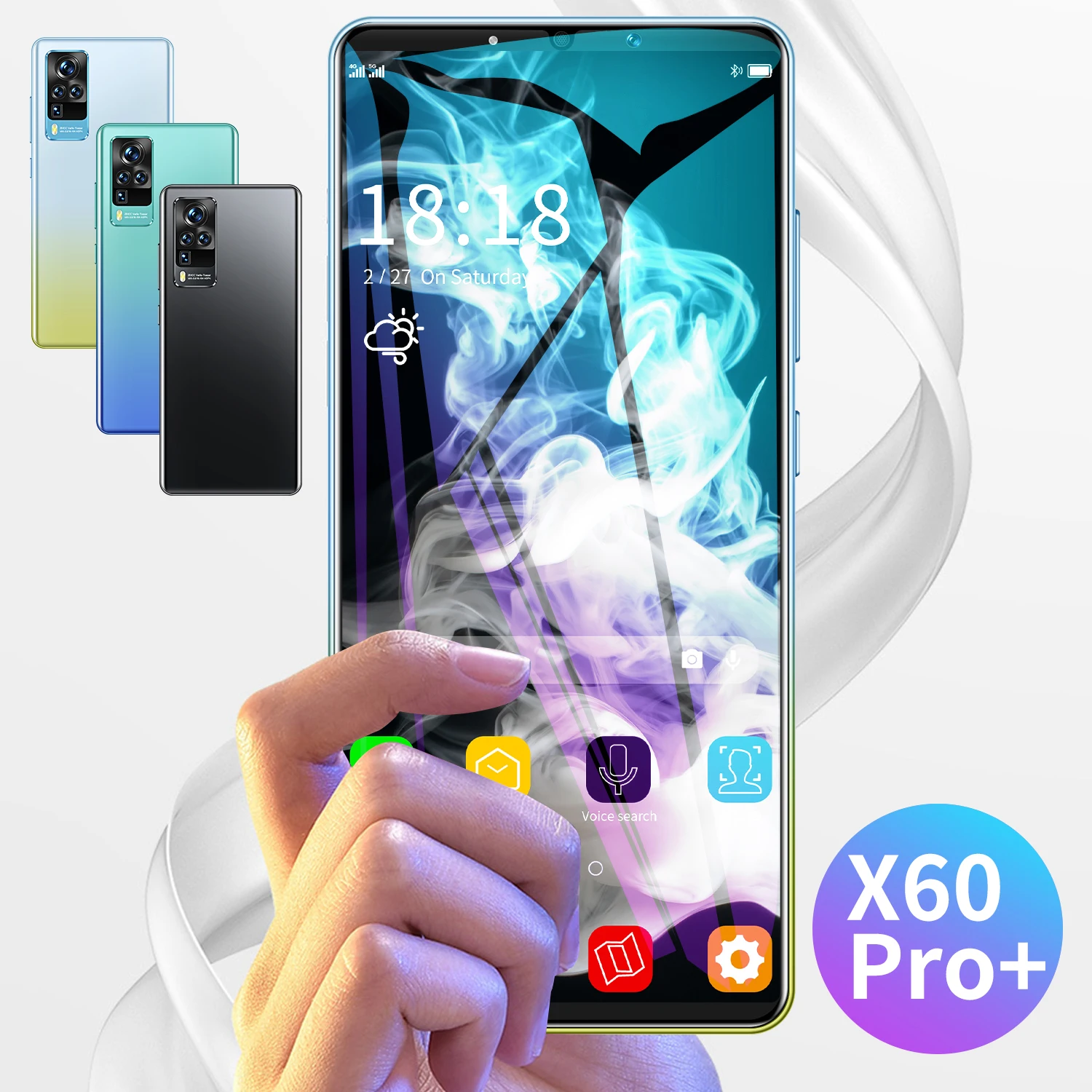 2021 новые Лидер продаж X60 Pro + 12 512 ГБ Andriod10 телефон MTK6889 10 ядерный 5200 мА/ч большая