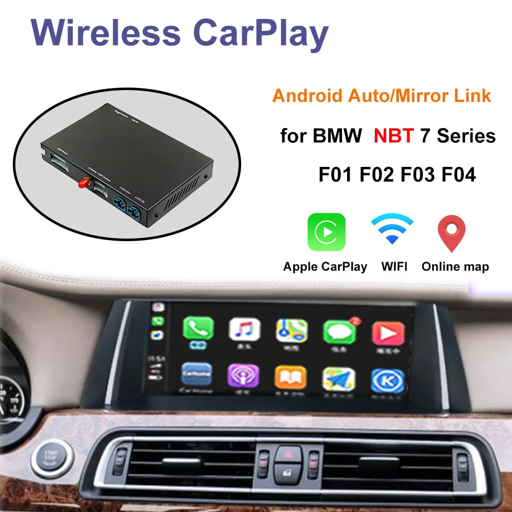 Беспроводной автомобильный декодер AirPlay Для BMW NBT 7 серии F01 F02 F03 F04 2013
