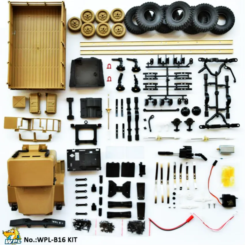 wpl b16 6wd внедорожник радиоуправл