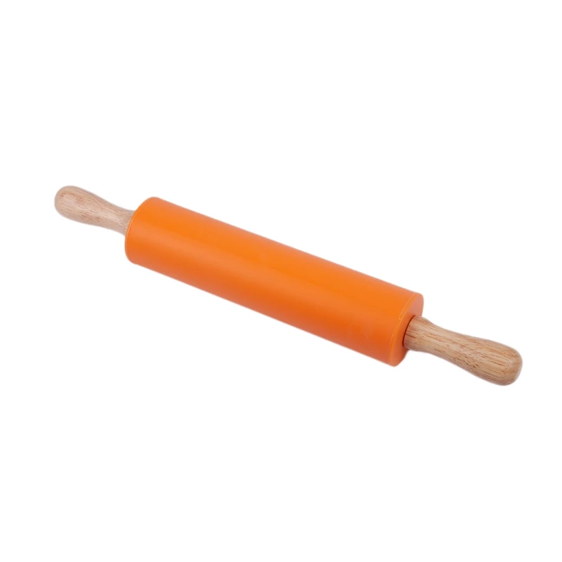 Антипригарная деревянная силиконовая Скалка скалка для кухни и выпечки