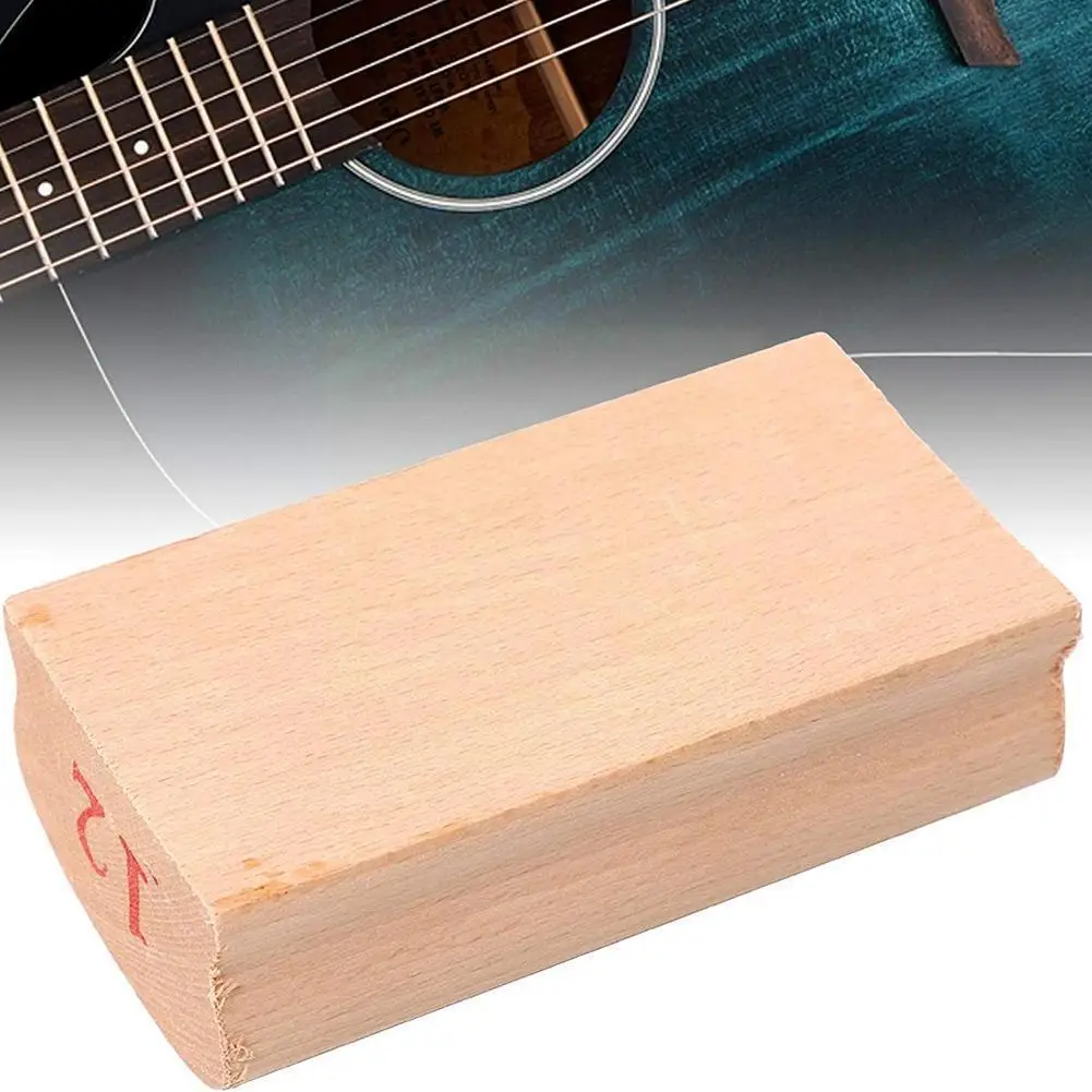 

Wooden Polished Sanding Block For Guitar Bass Fret Leveling Fingerboard Luthier Tool 2pcs Sandpaper Guitar Repair Accessori F4q9