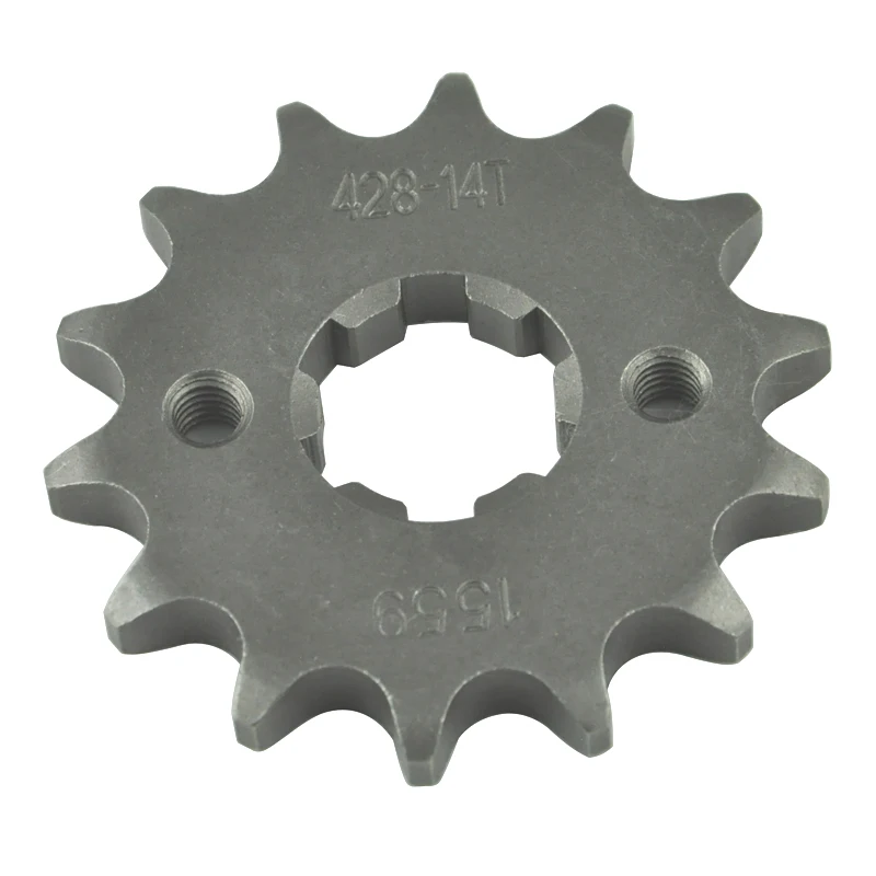 Передняя Звездочка мотоцикла 428 14T для Yamaha TW125 92-04 YS125 17-19 TW200 1987-2020 TW225 TW225E 02-07 |