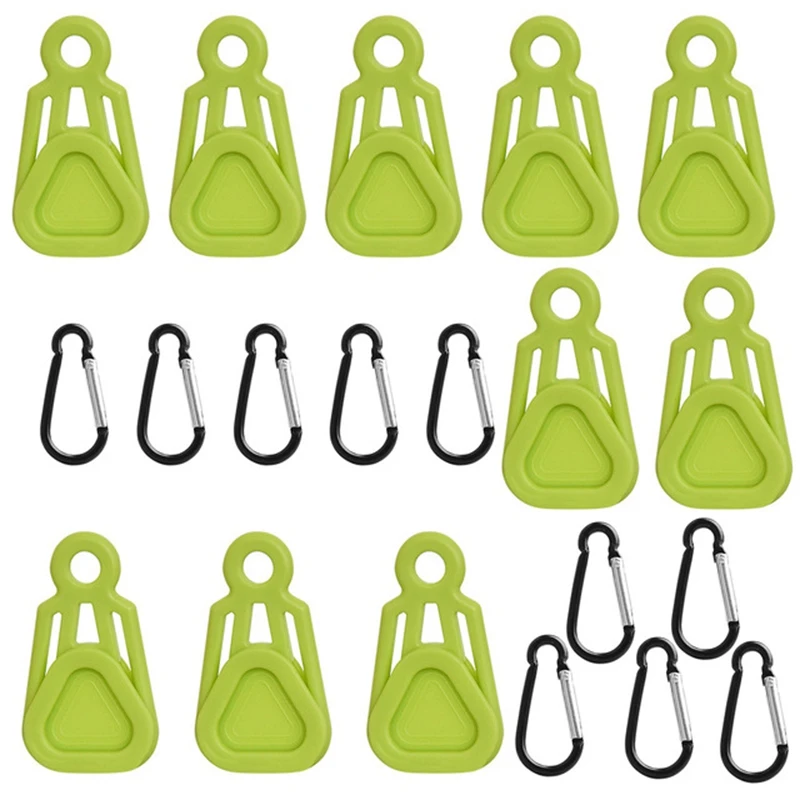 

1Set Heavy Duty Tent Clip Wind Rope Clamp Awning Pull Point Clip Camping Tent Hook Windproof Rope Barb ClipTent