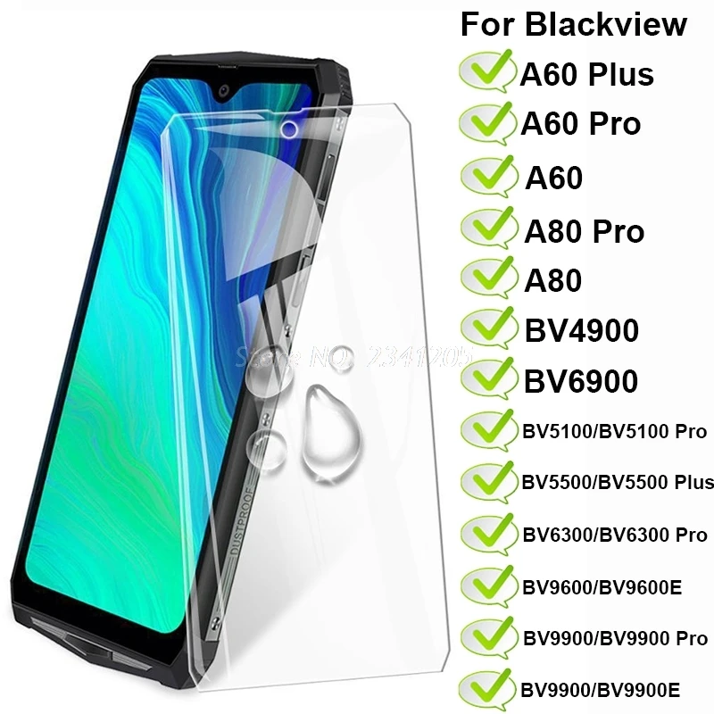 

Tempered Glass For Blackview A80 Plus A60 BV9100 BV4900 BV9500 Plus BV6100 BV6300 BV6900 BV9600E BV9700 BV9900E Pro Pelicula