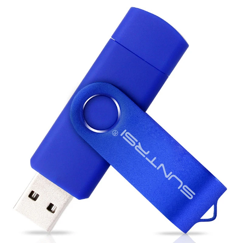 Suntrsi 2 0 OTG USB флеш-накопитель 32 Гб металлический корпус Флешка высокая скорость для