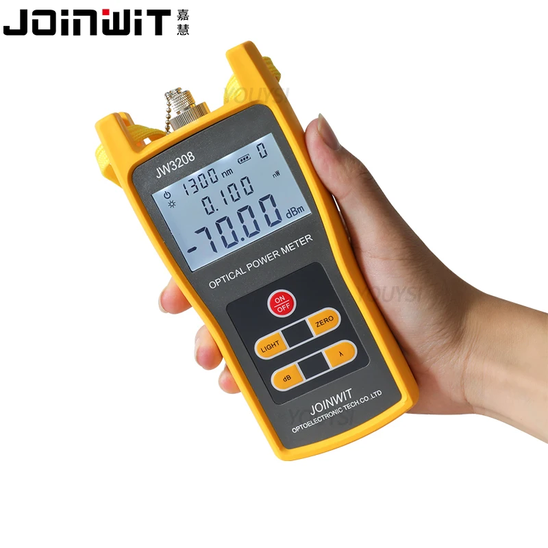 Волоконно-оптический измеритель мощности Joinwit JW3208A/JW3208C с разъемами SC/FC-70 ~ + 3 дБм