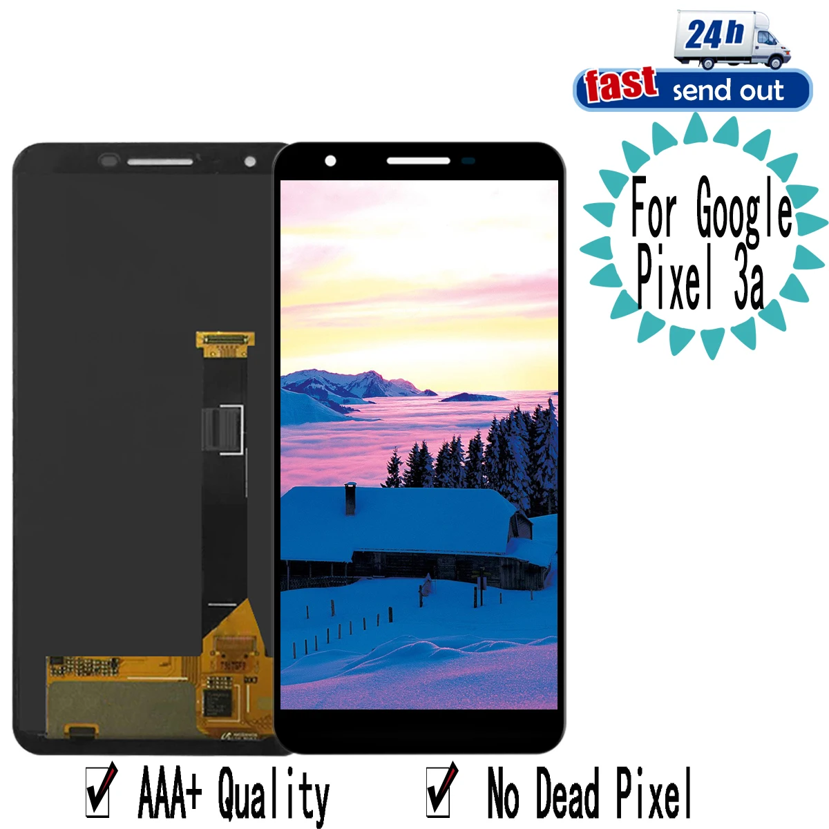 5 6 &quotAMOLED для Google Pixel 3a ЖК дисплей Pixel3a кодирующий преобразователь сенсорного