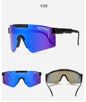 2022 luxury brand mirrored green red blue lens pit viper sunglasses polarized men sport goggle tr90 frame uv400 protection