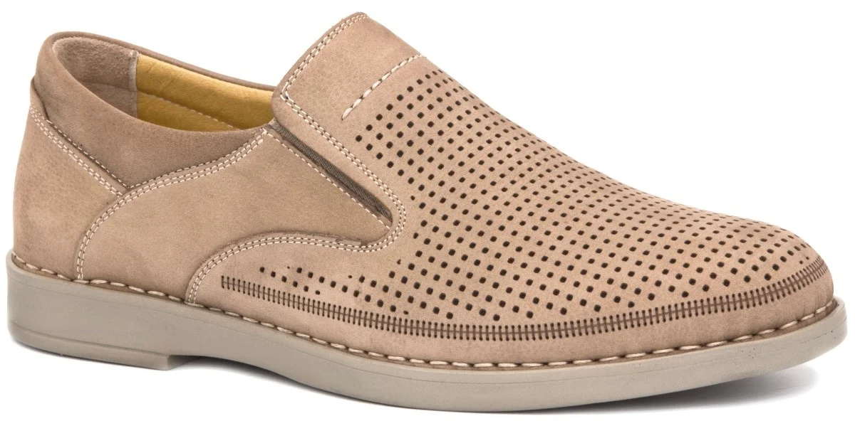 Gedikpasalı 095 Sand Nubuck 2021 Winter Male Shoes Daily Casual Use Breathable Real Cow Leather Elevator Street Stlye Perforated