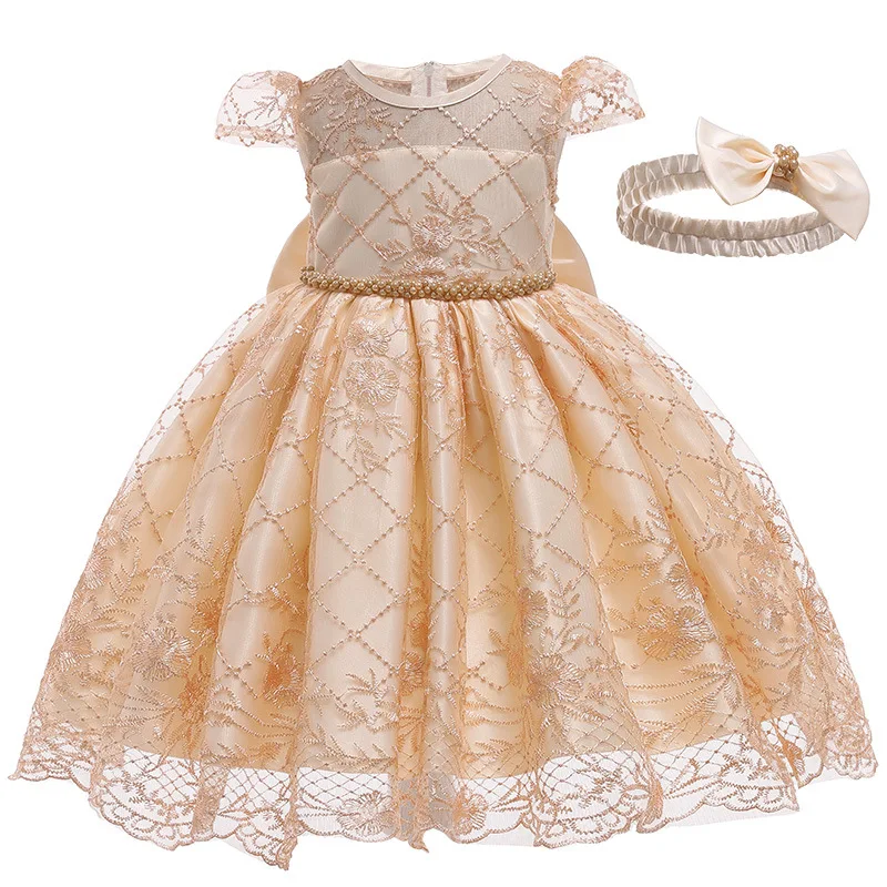 

Baby Girls Clothes 2020 Spring Autumn New Girls Birthday Party Evening Dresses Baby Girls Clothing Lace Princess Dress 0-5 Years