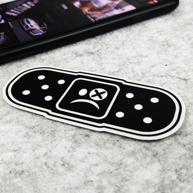 LuLuSticker #207 8x3 5 см креативный мультяшный пластырь наклейки в виде царапин