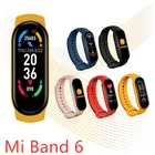 2021 смарт-браслет Mi Band 6 часы фитнес-трекер спортивный смарт-браслет монитор артериального давления Мужской Женский Смарт-браслет