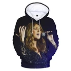 Свитшот с капюшоном и 3D-принтом, в стиле хип-хоп