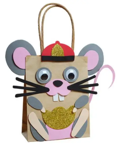 Children's manual course material bag EVA creative activity DIY kraft paper making toy gift | Игрушки и хобби