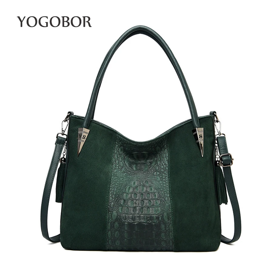 Женская сумка роскошная Высококачественная классическая с крокодиловым узором