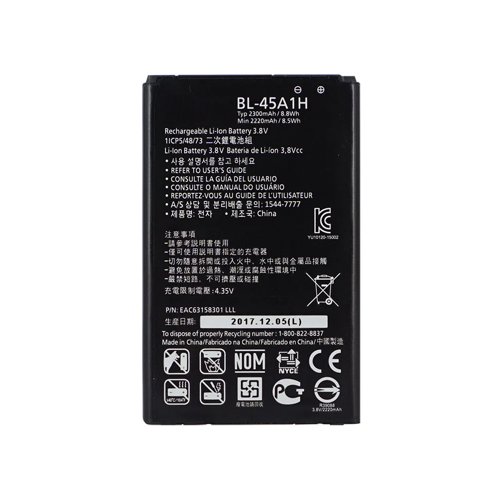Аккумулятор для телефона LG K10 LTE F670L F670K F670S F670 Q10 K420N BL45A1H емкость 100% мАч 2