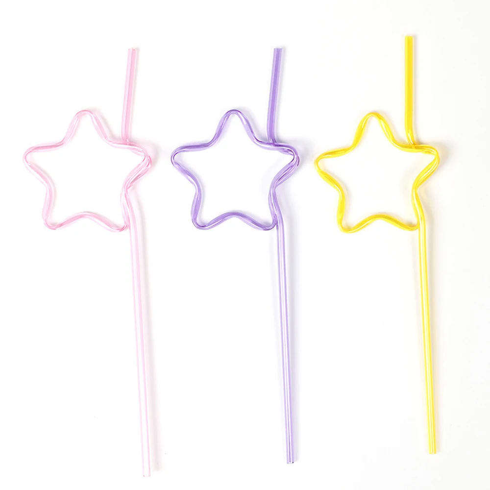 

New 10pcs Novelty Creative Crazy Loop Curly Plastic Drinking Straws Colorful For Birthday Party Bar Accessories Random Color