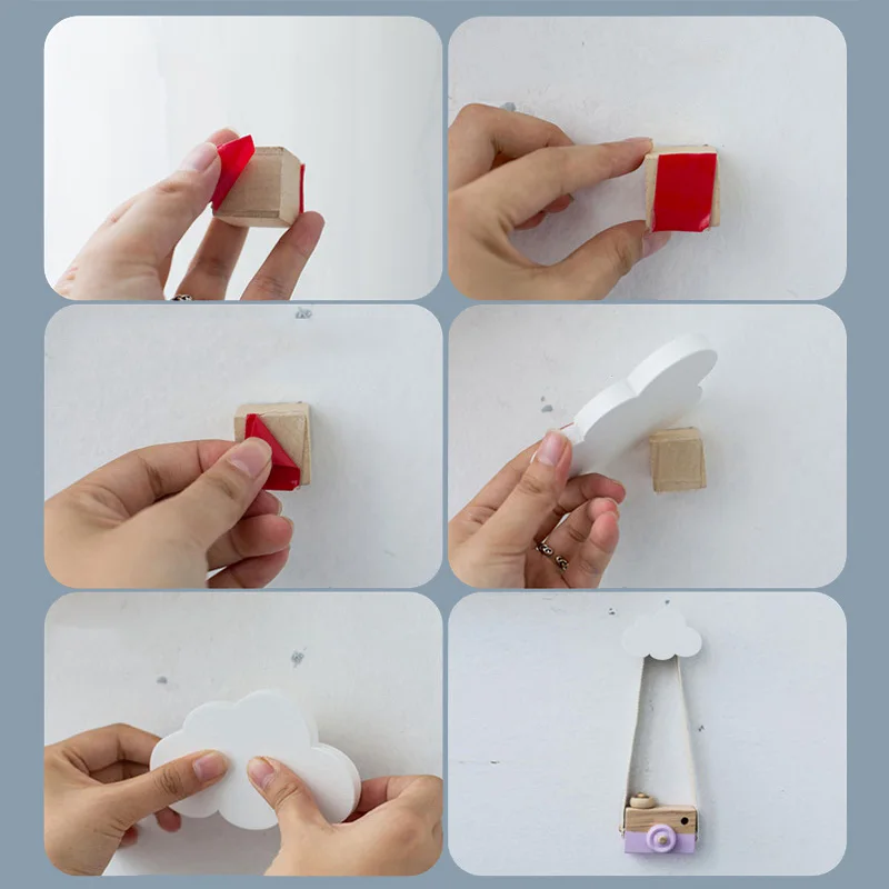 1 шт. милый Декор для детской комнаты в виде звездных облаков настенные крючки