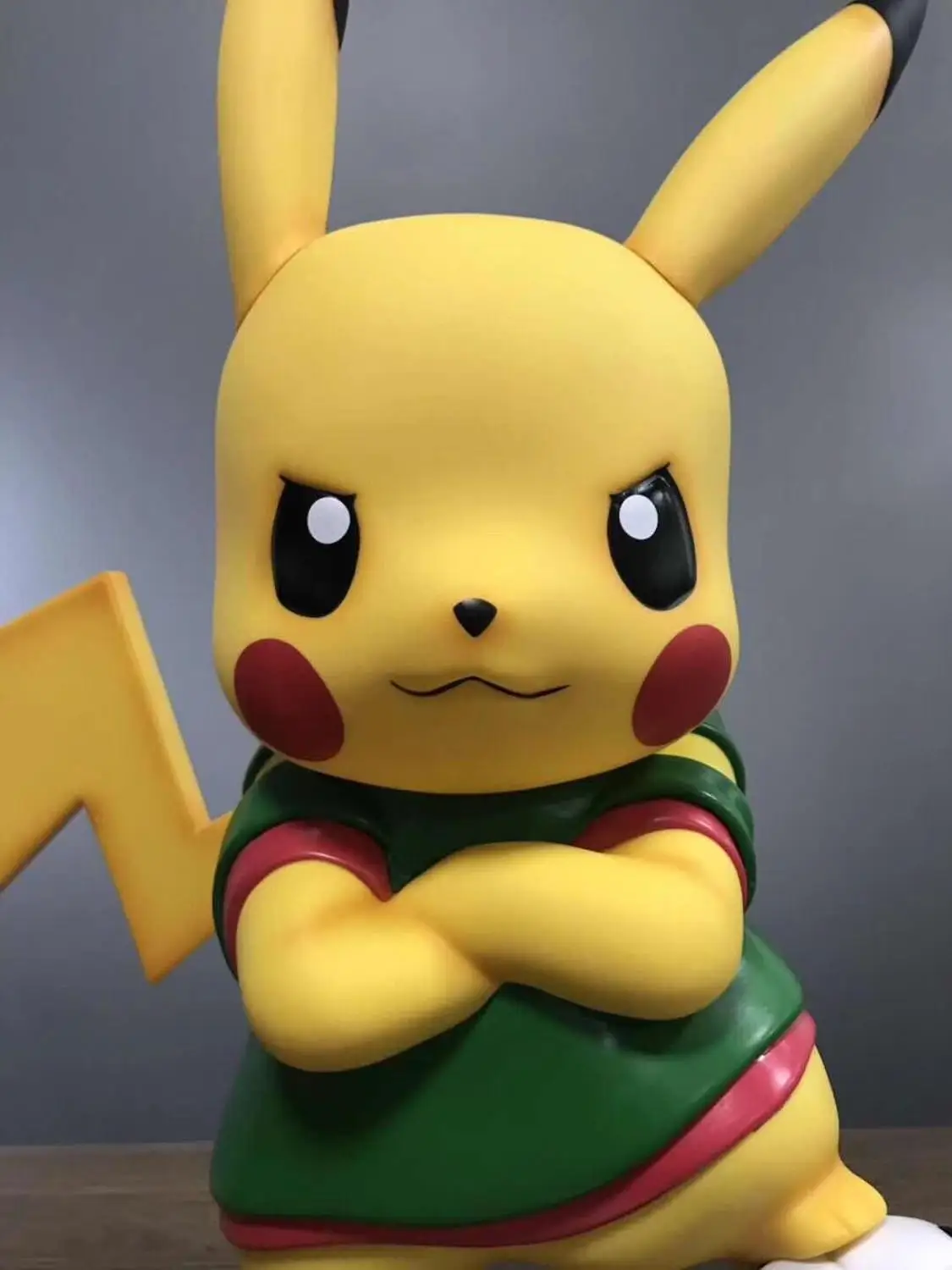 TAKARA TOMY большой размер аниме милый 1:1 Пикачу фигурка коллекционная мультяшная