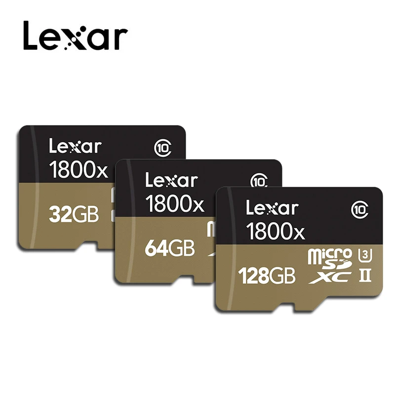 Lexar 1800X карты памяти 32 Гб 64 Гб Профессиональный микро SD карты Class10 UHS-II U3 SDHC/SDXC 270 МБ/с., мicro SD, TF карта