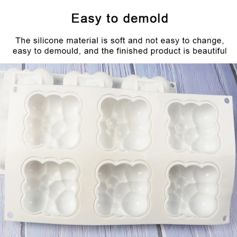 

Chocolate Silicone Mold Cake Pastry Silicone Baking Molds for Dessert DIY Jelly Mousse