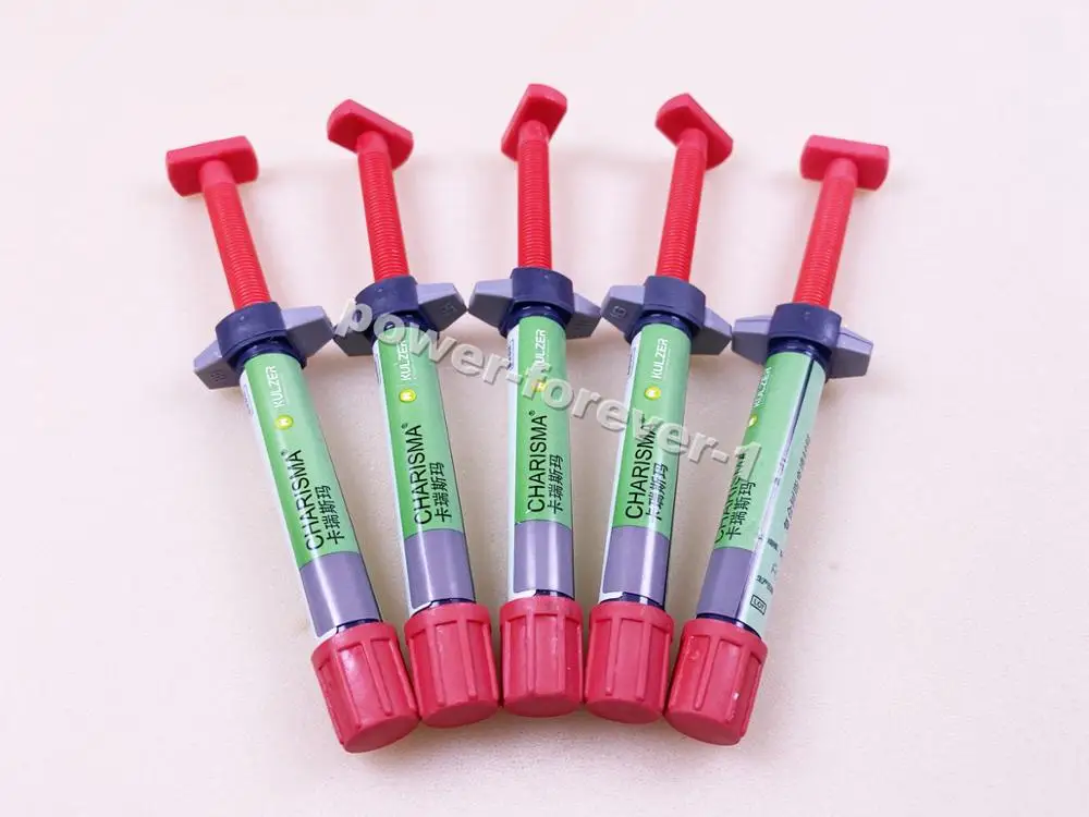 

SL Fill Caries Dental Light Cure Composite Resin Syringe 4g ShadeSL Heraeus Charisma Universal Whitening for Anterior Posterior