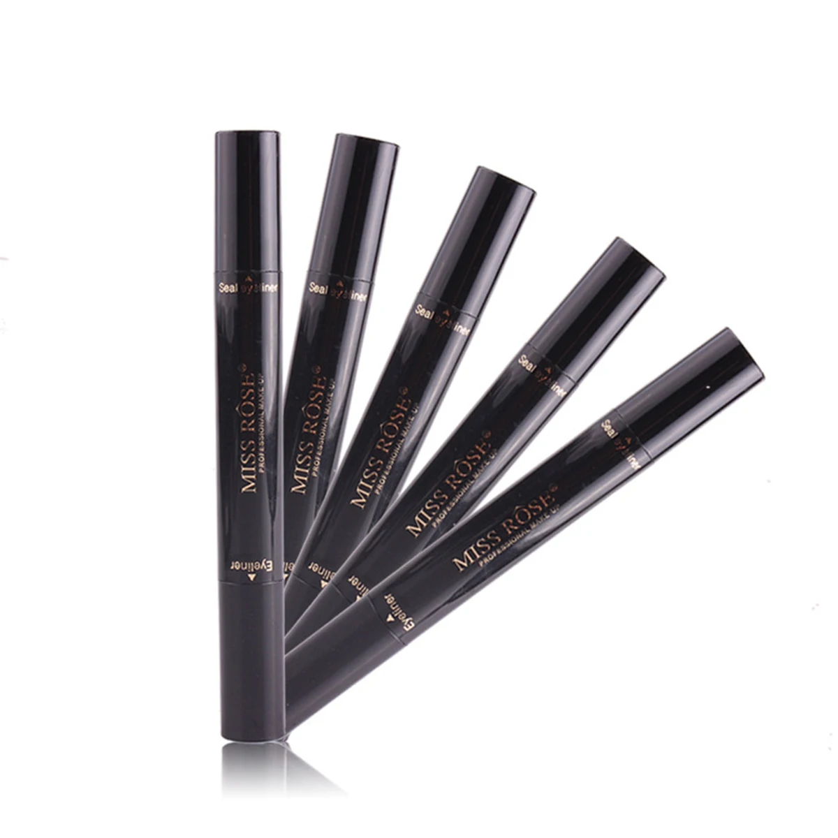 2 в 1 Подводка для глаз с жидкостью двойная головка быстросохнущая подводка