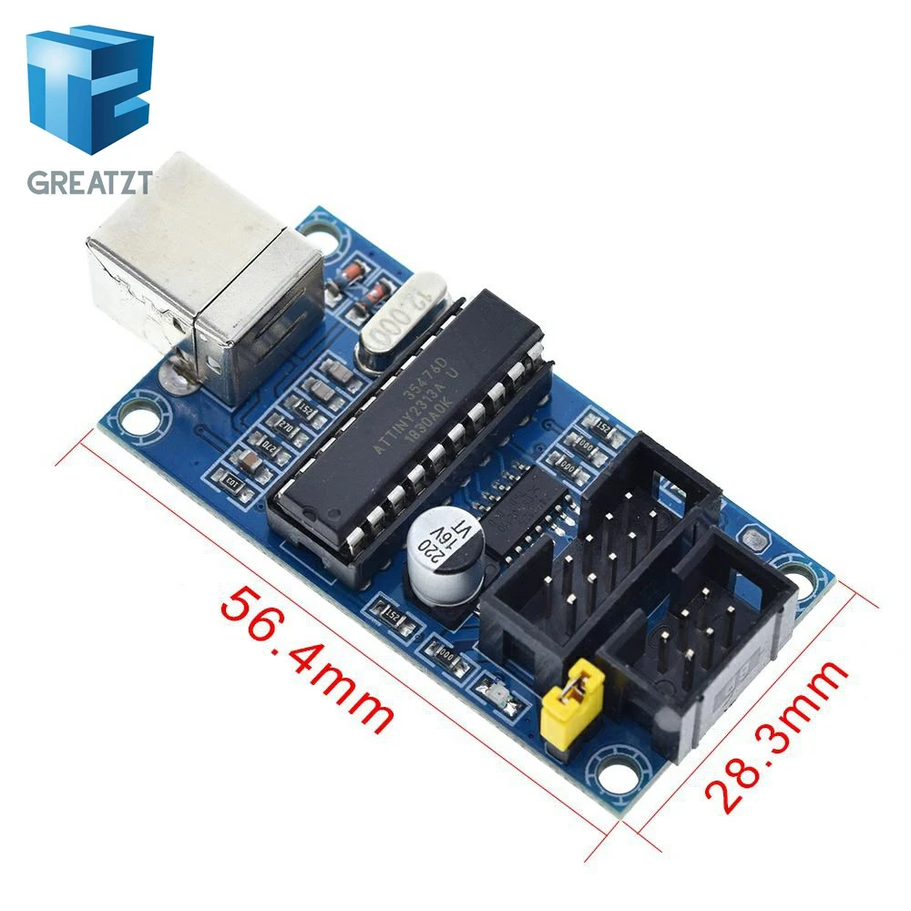 GREATZT 1 комплект USBTiny USBtinyISP AVR ISP программатор загрузчик для Meag2560 UNO R3 с 10pin Кабель