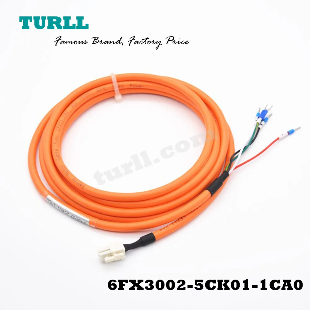 

6FX3002-5CK01-1CA0 6FX30025CK011CA0 Power Cable Pre-Assembled 4x 0.75 C, for Motor S-1FL6 LI to V90 230 V MOTION-CONNECT 20m