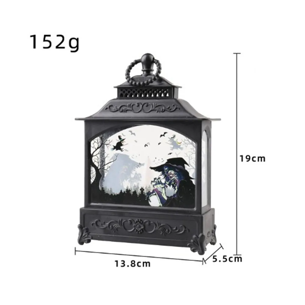 Vintage Halloween LED Light Lantern Simulation Flame Lamp Witch Ghost Hand Castle SkullCandle Party Bar Festival Ornament | Освещение